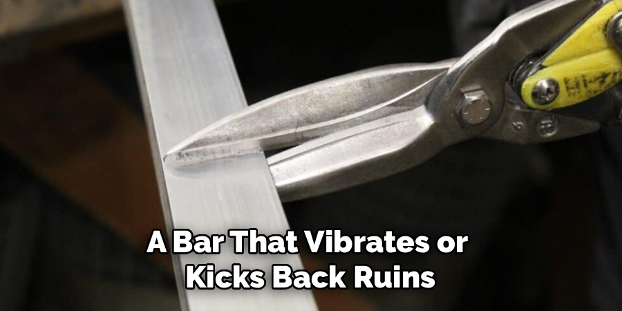 A Bar That Vibrates or
Kicks Back Ruins