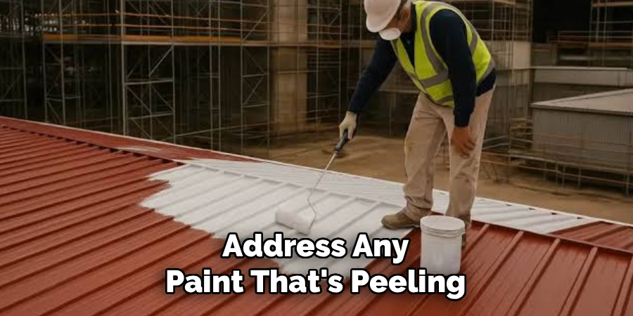  Address Any 
Paint That's Peeling