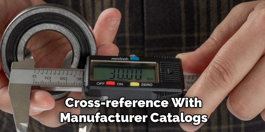  Cross-reference With
 Manufacturer Catalogs