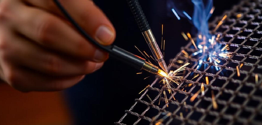 How to Weld Fine Wire Mesh to Thicker Metal