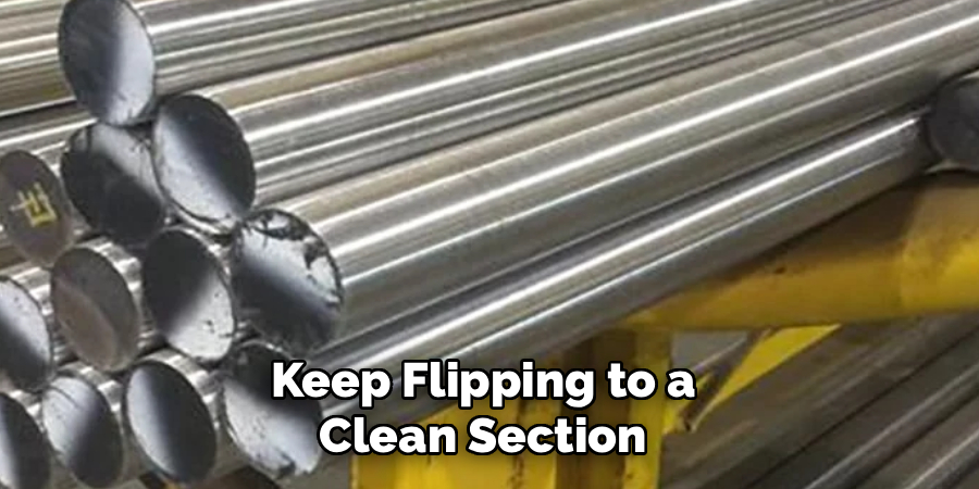 Keep Flipping to a 
Clean Section 