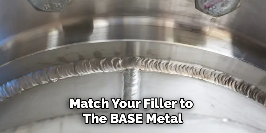 Match Your Filler to
The BASE Metal