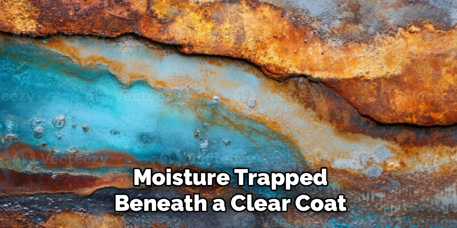 Moisture Trapped
Beneath a Clear Coat
