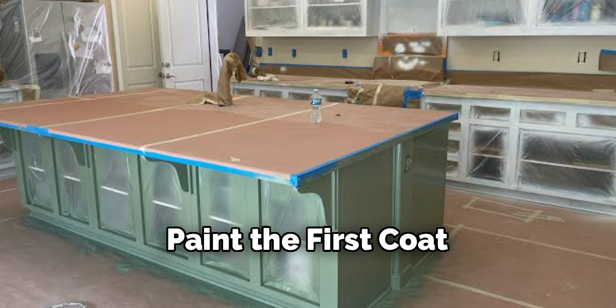 Paint the First Coat