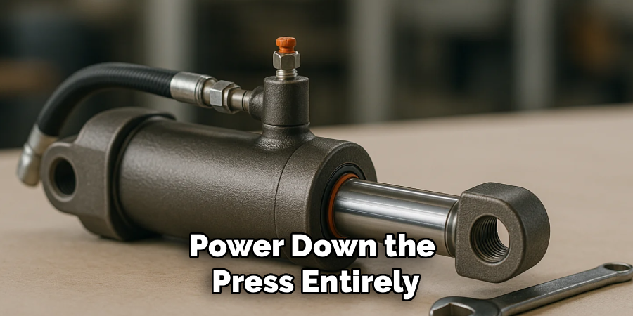Power Down the
Press Entirely