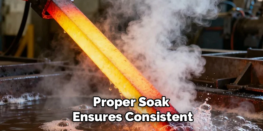 Proper Soak
Ensures Consistent