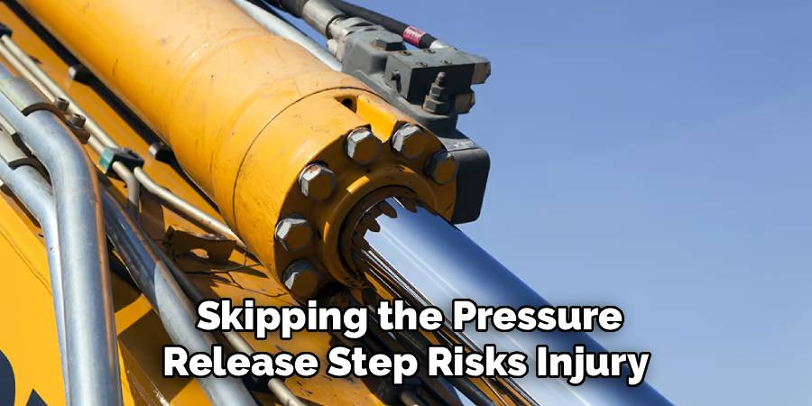 Skipping the Pressure
Release Step Risks Injury