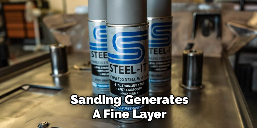 Sanding Generates
A Fine Layer