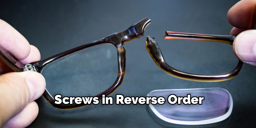 Screws in Reverse Order