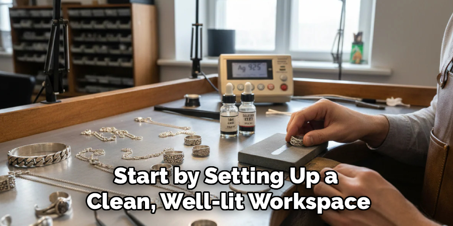 Start by Setting Up a
Clean, Well-lit Workspace