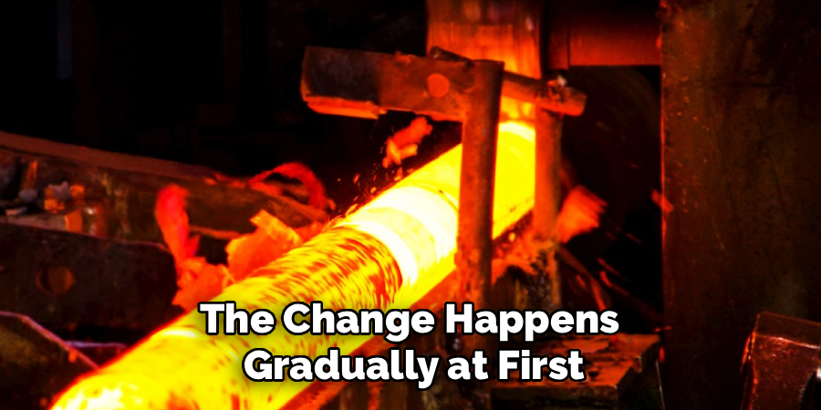 The Change Happens 
Gradually at First