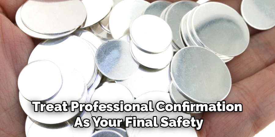 Treat Professional Confirmation
As Your Final Safety