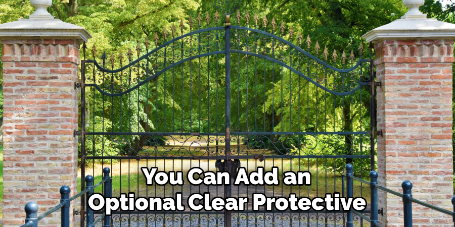 You Can Add an
Optional Clear Protective